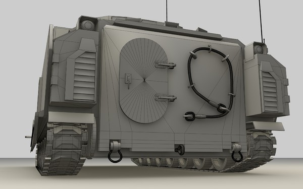 m3a3 bradley apc 3d 3ds - M3A3 Bradley APC by Cr8g